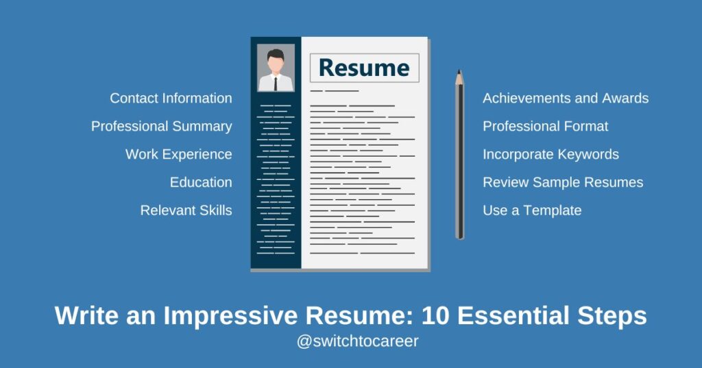 Resume in 10 steps